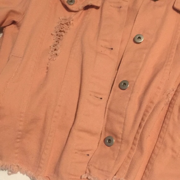 “ Guess” Pink Jean distressed jacket - Picture 2 of 4